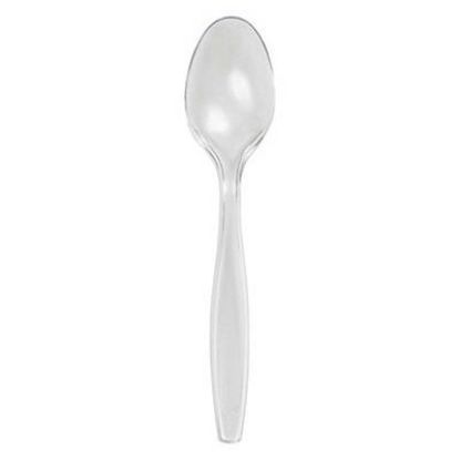 Picture of Plastic Spoons Clear
