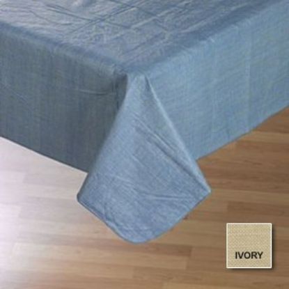 Picture of Cafe Deauville Tablelcoth 70 rd- Ivory