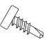 Picture of Sheetmetal-Screw Zinc-plated #7 X 7/16"