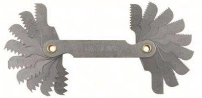 Picture of US Thread Screw Pitch Gauge Cadmium Plated Leaves