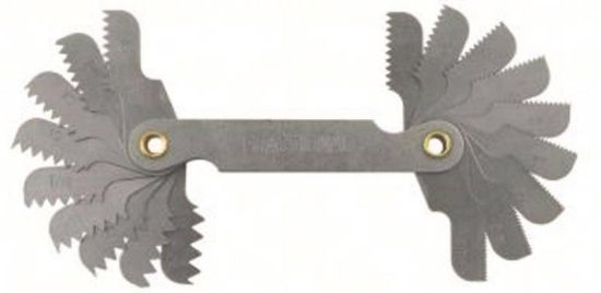 Picture of US Thread Screw Pitch Gauge Cadmium Plated Leaves