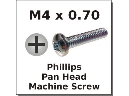 Picture of Machine-Screw 4mm-0.7 x 25-mm
