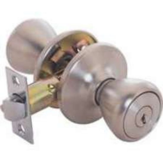 Picture of Lock-Set Entrance-Type Knob Adjustable Stainless-Steel K3