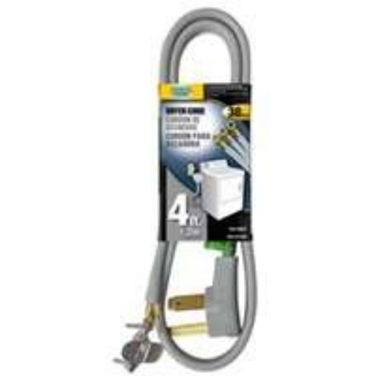 Picture of Dryer-cord 10/3 Srdt 30-amp Gray 4'