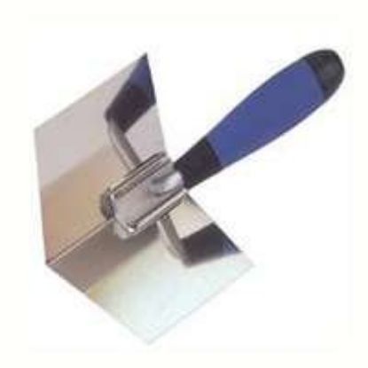 Picture of 3.500" X 4.250" Drywall Inside-corner Tool Stainless-steel