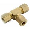 Picture of 3/8" X 3/8" 1/4 #64 COMPRESSION Reducing-Tee (CMP X CMP X CMP)