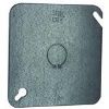 Picture of Electrical-Box-Cover Square Steel Flat Blank 4" 1/2" Knockout
