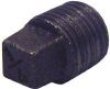 Picture of 3/8" Cast-Iron Cored-Plug Square-Head