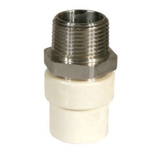 Picture of CPVC to Stainless-Steel Male Pipe Thread Transition Adapter 3/4"