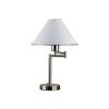 Picture of Swing-Arm Desk-Lamp Satin-Nickel W/shade