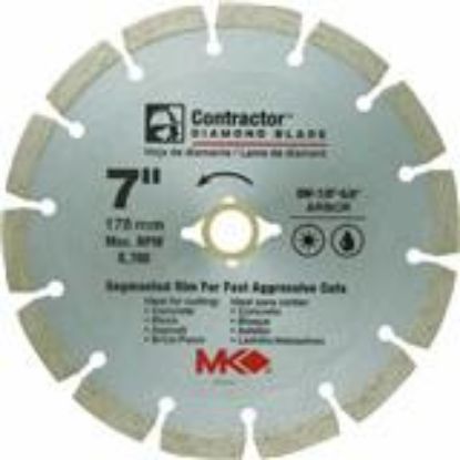 Picture of Diamond-Abrasive Circular-Sawblade Segmented-Rim 7"