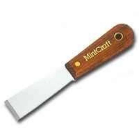 Picture of Wood-Handle Chisel-Edge Knife 1.25"