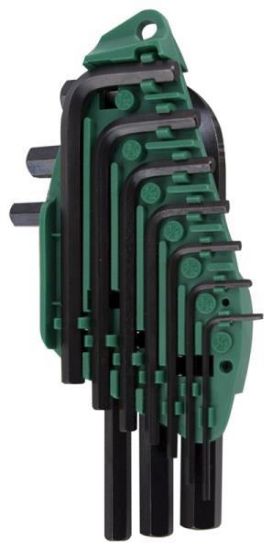 Picture of Hex-Key Set Short-arm Sae 10 Pieces