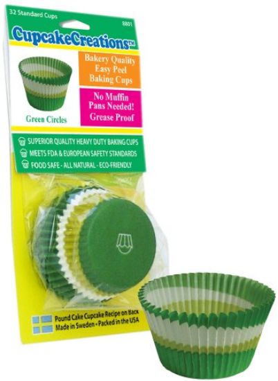 Picture of Baking-Cups Geen Circle Pack/32