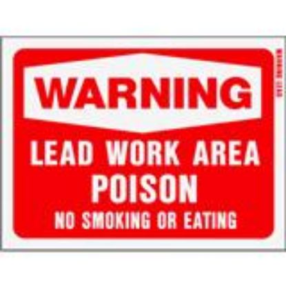 Picture of WARN LEAD WORK AREA SIGN