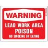 Picture of WARN LEAD WORK AREA SIGN