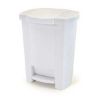 Picture of Step-On Can w/ Liner 8 Gal- White