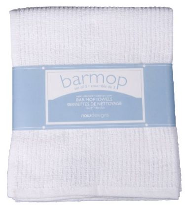 Picture of Kitchen-Towel Barmop Set White 3-Piece