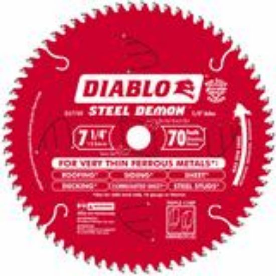 Picture of Circular-Sawblade Carbide-tooth 5/8"-arbor X 70-tooth