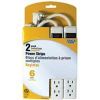Picture of Power Strips 6-Outlet 18" Cord White