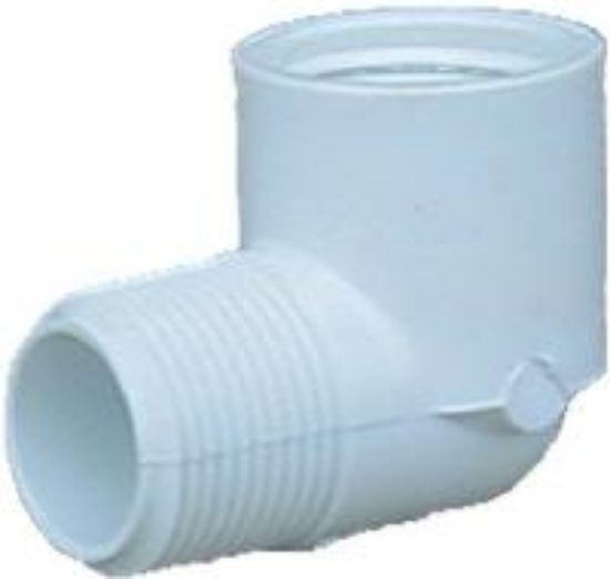 Picture of PVC Schedule-40 90°-Elbow Street-Type MPT x FPT 1/2"