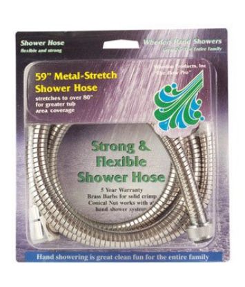Picture of 59" Bungy Metal Shower-Hose Chrome