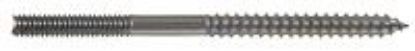 Picture of Hanger-bolt Zinc-plated 3/8" X 4-1/2"