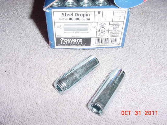 Picture of Drop-in-anchor Ip 3/8"