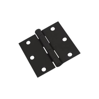 Picture of 3 x 3 Black Door-Hinge