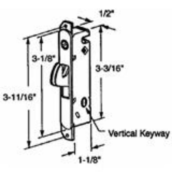Picture of Mortise Patio Lock