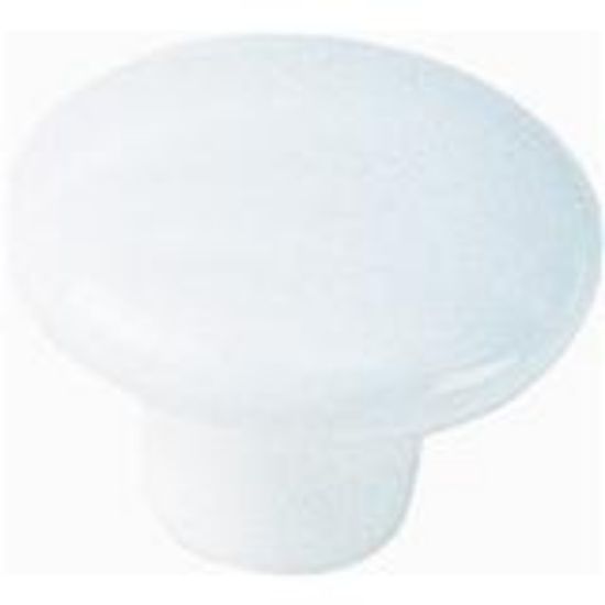 Picture of 1-1/2" White Ceramic Knob