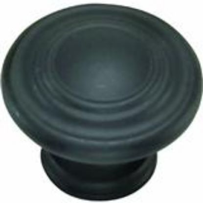 Picture of 1-3/8" Black Matte Knob
