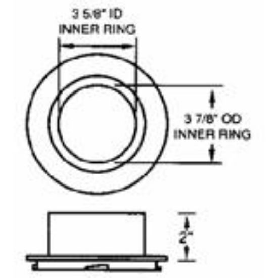 Picture of 4" & 3" Basin Outlet