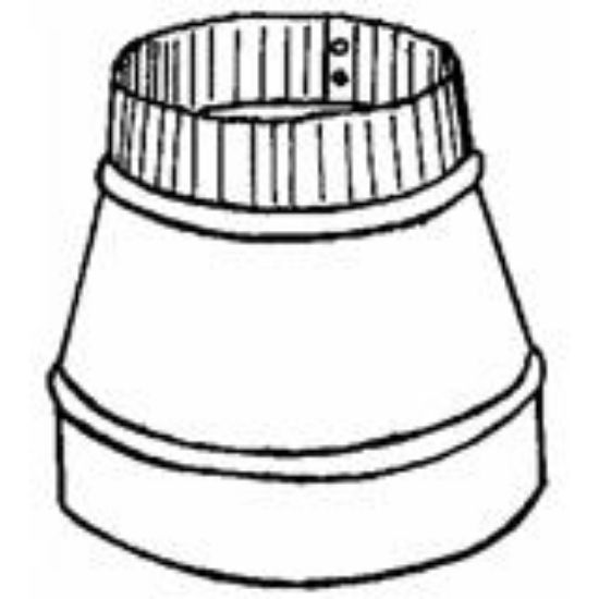 Picture of 7 X 6 Galvanized Steel Reducer 28G