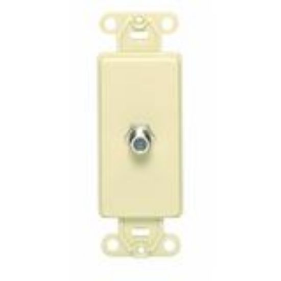 Picture of Decora-style Coaxial-jack For Cable Ivory