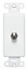 Picture of Decora-style Coaxial-jack For Cable White