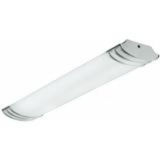 Picture of 4' T-8 2-Bulb Brushed-Nickel Light-Fixture