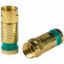 Picture of RG-6 Quad-Shield Compreson Connectors