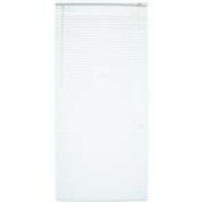Picture of White Mini-blind Vinyl Slat-width 1" Cordless 17" X 64"
