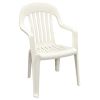Picture of White High Back Chair