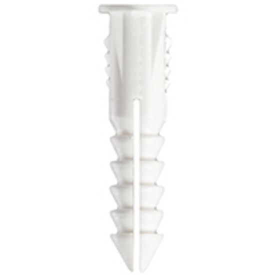 Picture of Plastic Ribbed-Anchor +Screws #8-10 x 1"