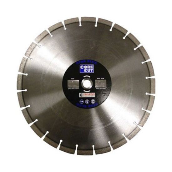 Picture of Circular-Sawblade Diamond-Abrasive Segmented-Rim Wet-&-Dry Cutting 14" x .125