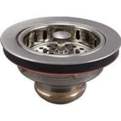 Picture of Duo Basket-strainer Cast-brass Brushed-nickel 4.512"