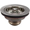 Picture of Duo Basket-strainer Cast-brass Brushed-nickel 4.512"