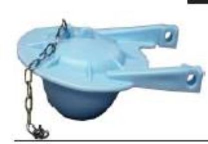Picture of Toilet-Flapper Blue for Power Gravity Toilets