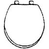 Picture of Toilet-seat Soft Wood Core White