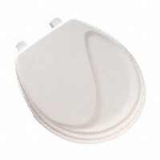 Picture of Toilet-Seat Wood-Material White Wave