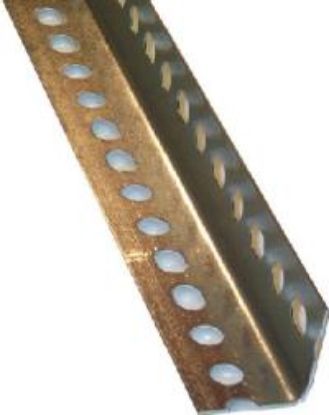 Picture of Slotted-Hole Steel-Angle Galvanized Steel 2-1/4" x 1-1/2" x 72"