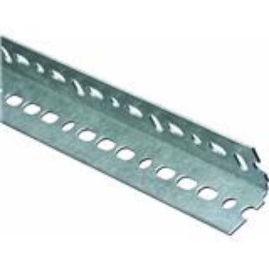 Picture of Slotted-Hole Steel-Angle Galvanized Steel 14-Gauge 1-1/2" x 60"