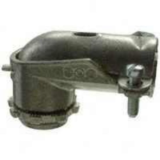 Picture of Clamp-Connector Flexible-Metal-Conduit 90° Die-Cast-Zinc 3/4"